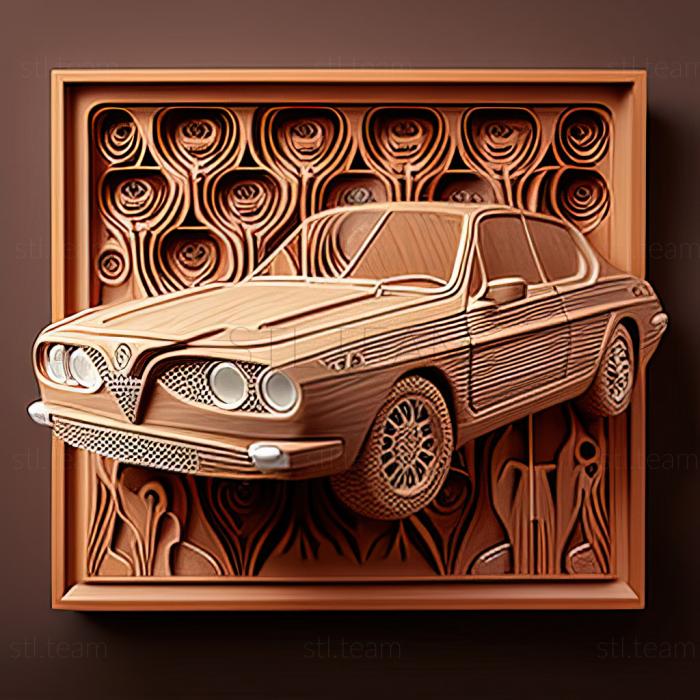 3D модель Купе Alfa Romeo серии 105115 (STL)